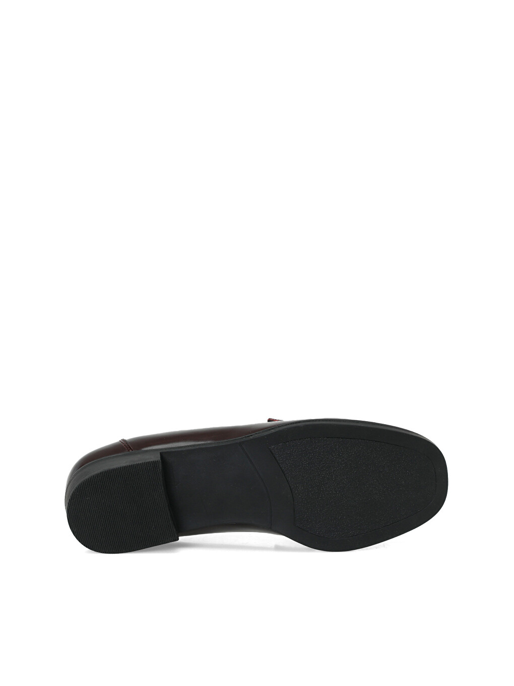 26k-213 Bordo Kadın Loafer-4