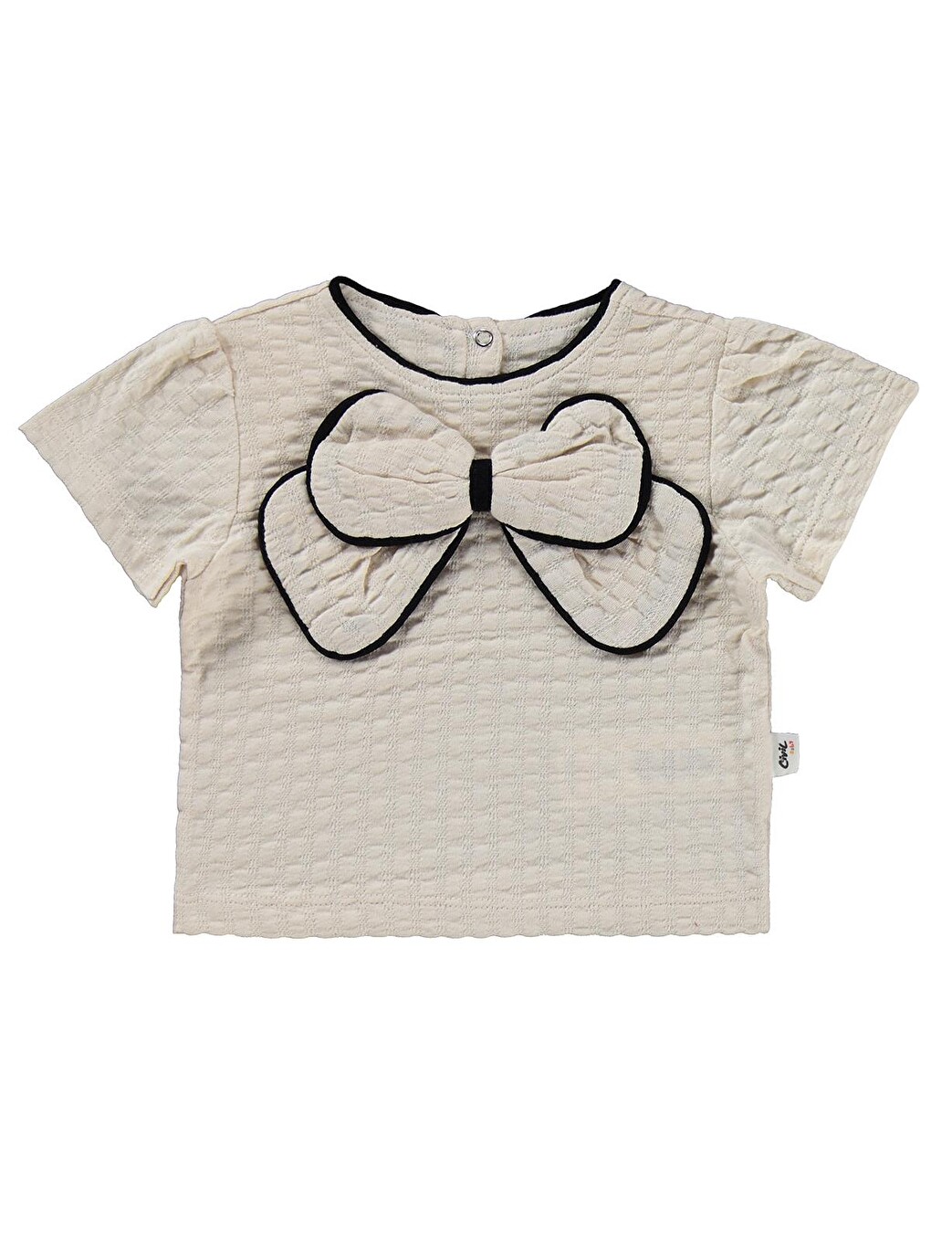 Baby Büyük Fiyonklu 6-18 Ay Takım - Bej-3