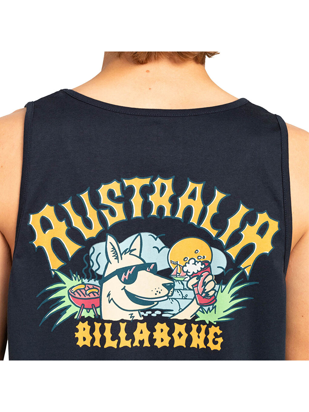 Lacivert Arch Dreamy Place Tk Erkek Mavi Atlet-4