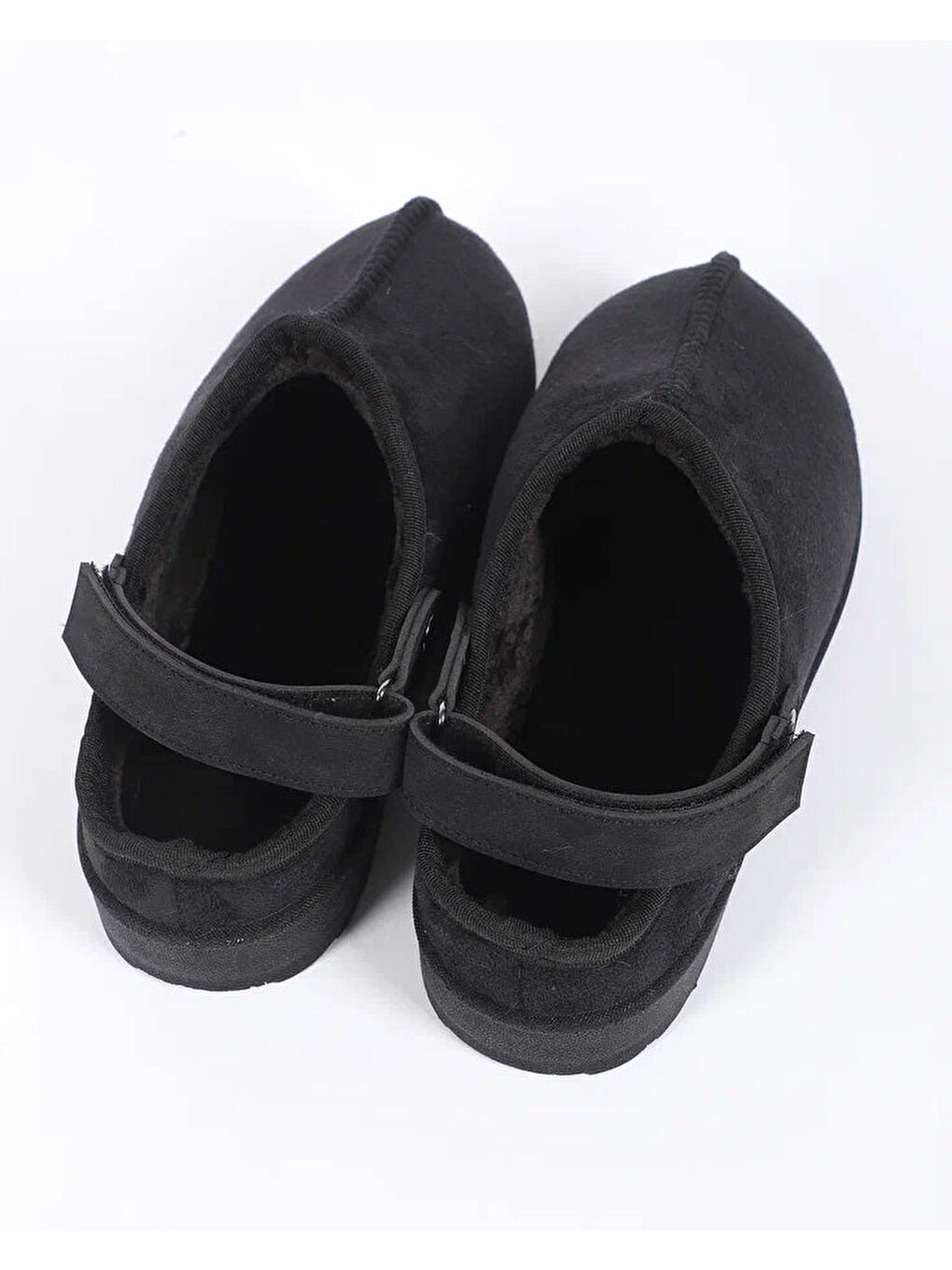 Siyah Erkek Ayarlanabilir Ev İçi Ayakkabı - GRIPBACK-2