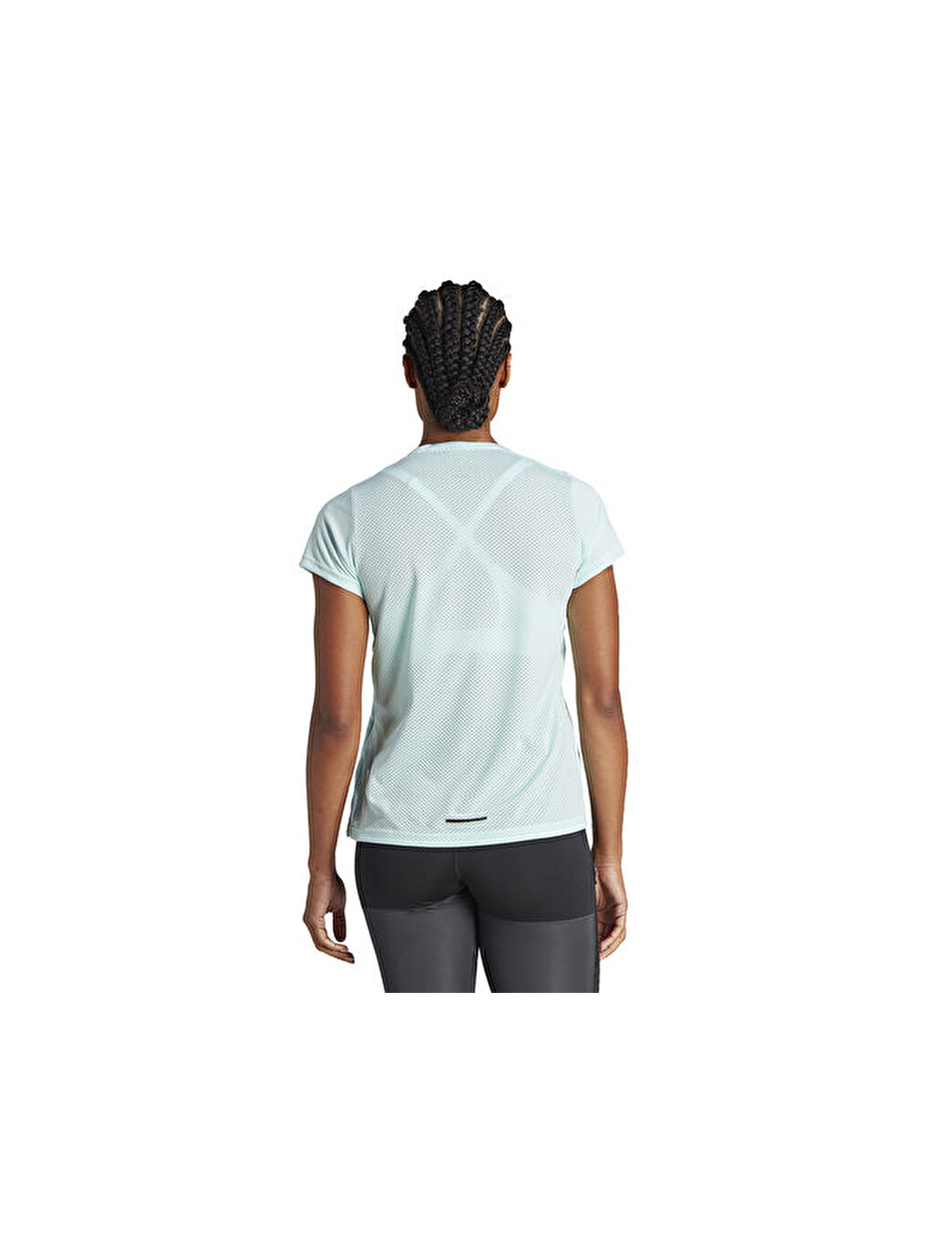 Agr Shirt W Kadın Arazi Koşu Tişörtü Hz6260 Yeşil-1