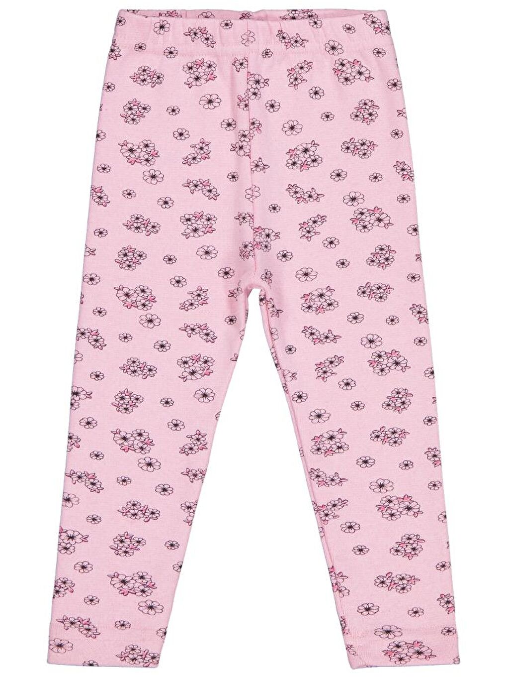 Girls Çıtır Çiçek Desenli 2-5 Yaş Tayt - Pembe 2-3 Yaş