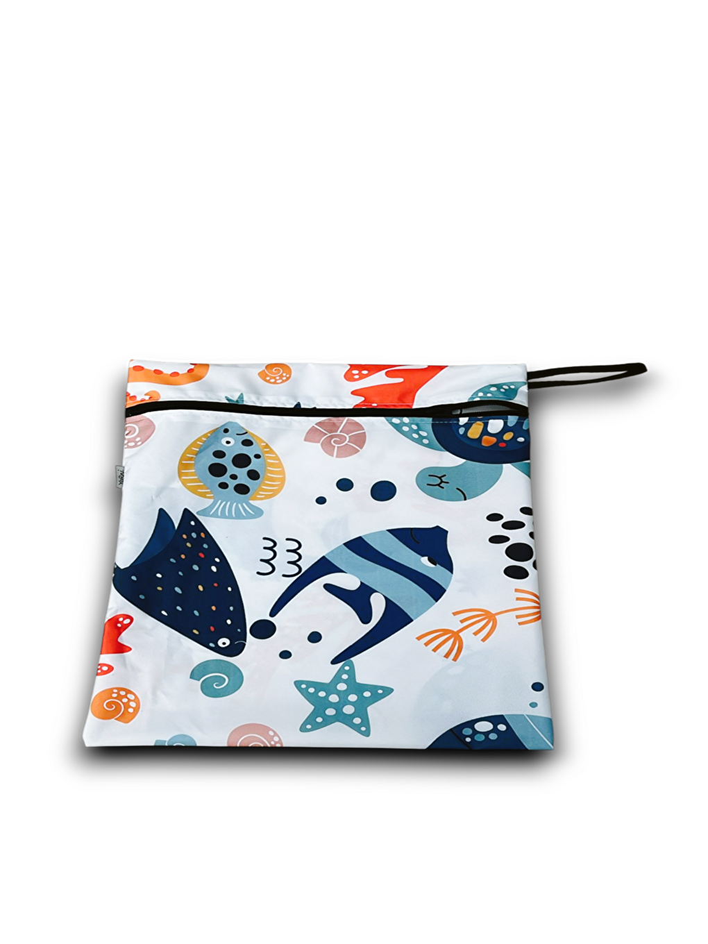 Gri 2 Adet, 35x30 cm, Ocean Desen, Sıvı Geçirmeyen Çok Amaçlı Çanta, Ekonomik Set, Makinede Yıkanabilir