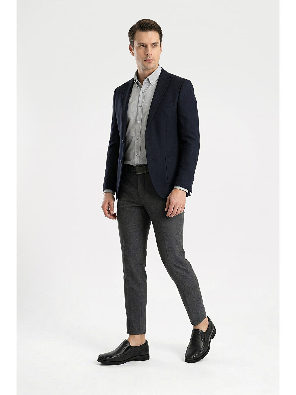 Siyah Erkek SİYAH Hakiki Deri Klasik Ayakkabı-2