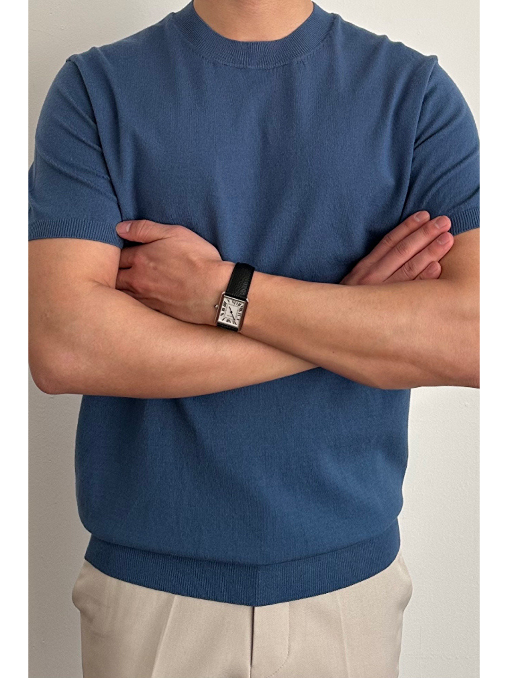 Mavi Erkek Saks Slim Fit Bisiklet Yaka Triko T-Shirt-2