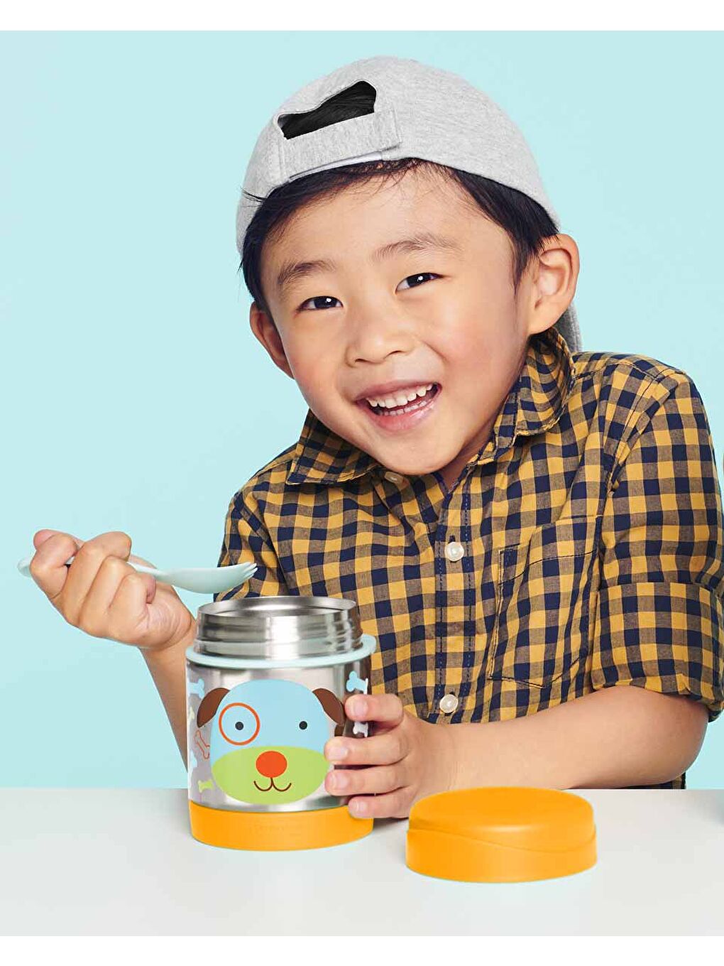 Paslanmaz Çelik Mama Saklama Termosu Seti - Köpek-2