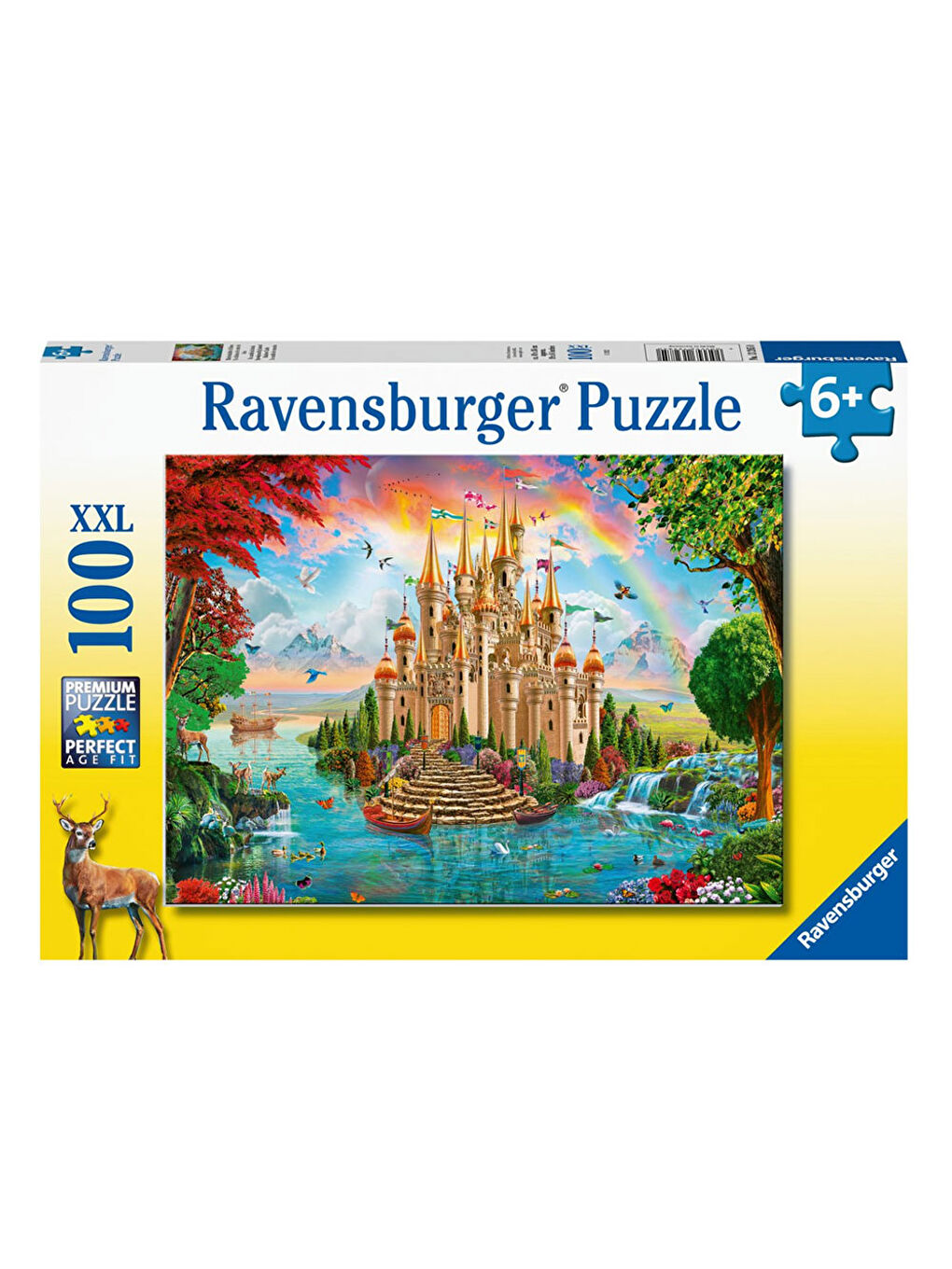 Ravensburger Renksiz 100 Parça Puzzle Masal Şatosu 132850