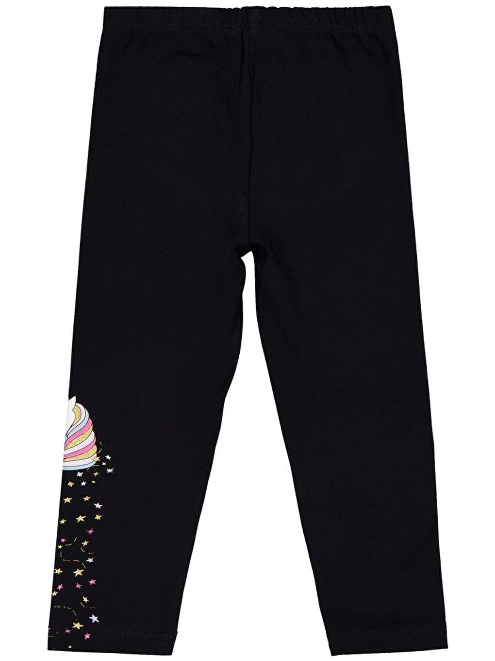 Girls Baskılı 2-5 Yaş Tayt - Siyah 5-6 Yaş-2