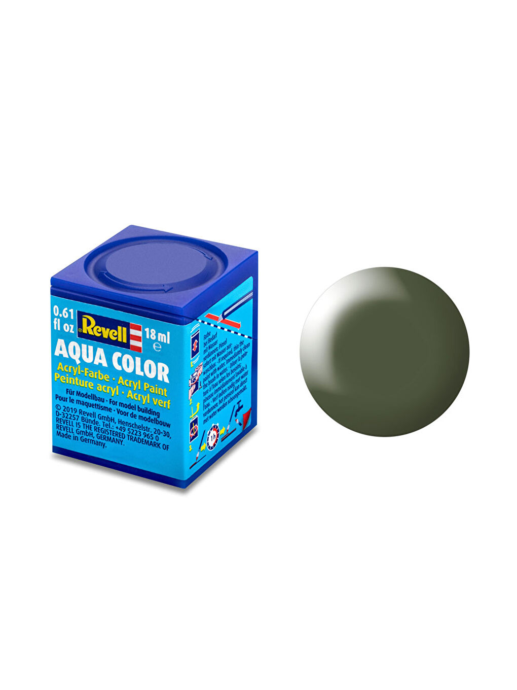 Revell Su Bazlı Maket Boyası 20 ml Dark Green Silk 36363