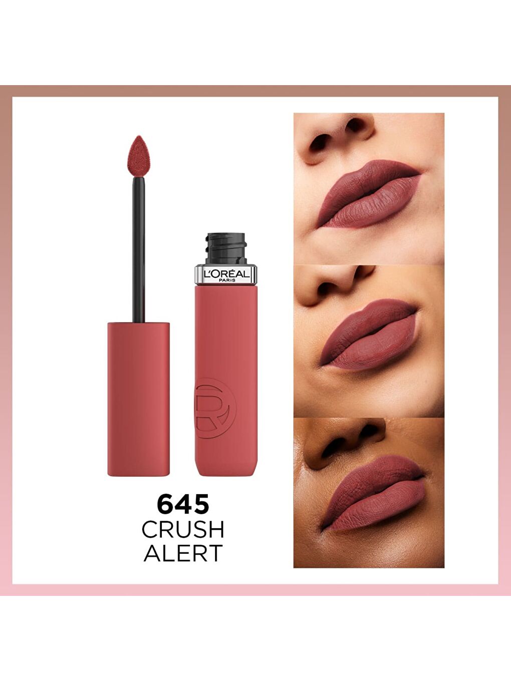 Infaillible Matte Resistance Likit Mat Ruj - 645 Crush Alert-1