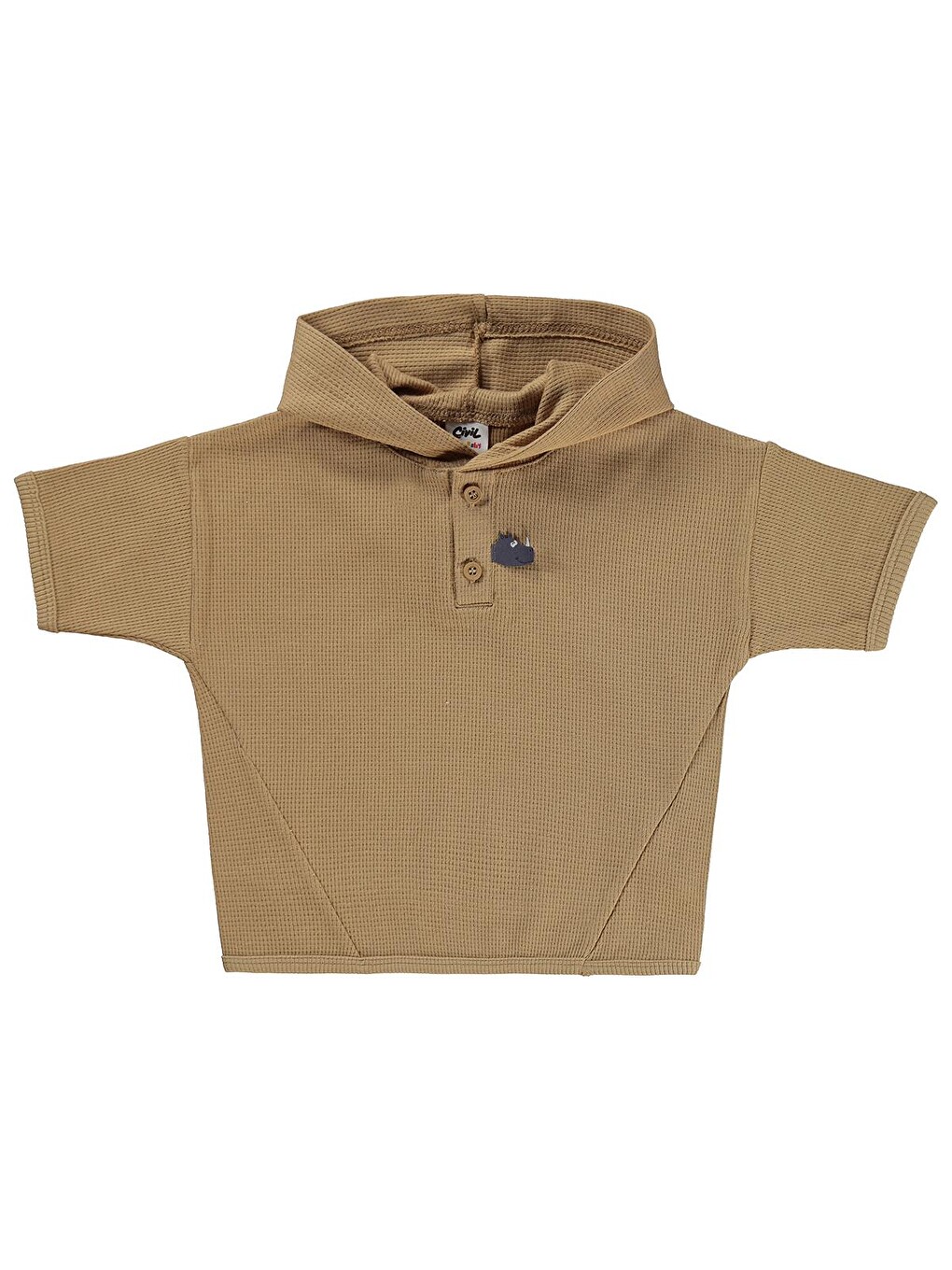 Baby Kapüşonlu 6-18 Ay Takım - Kahverengi-2