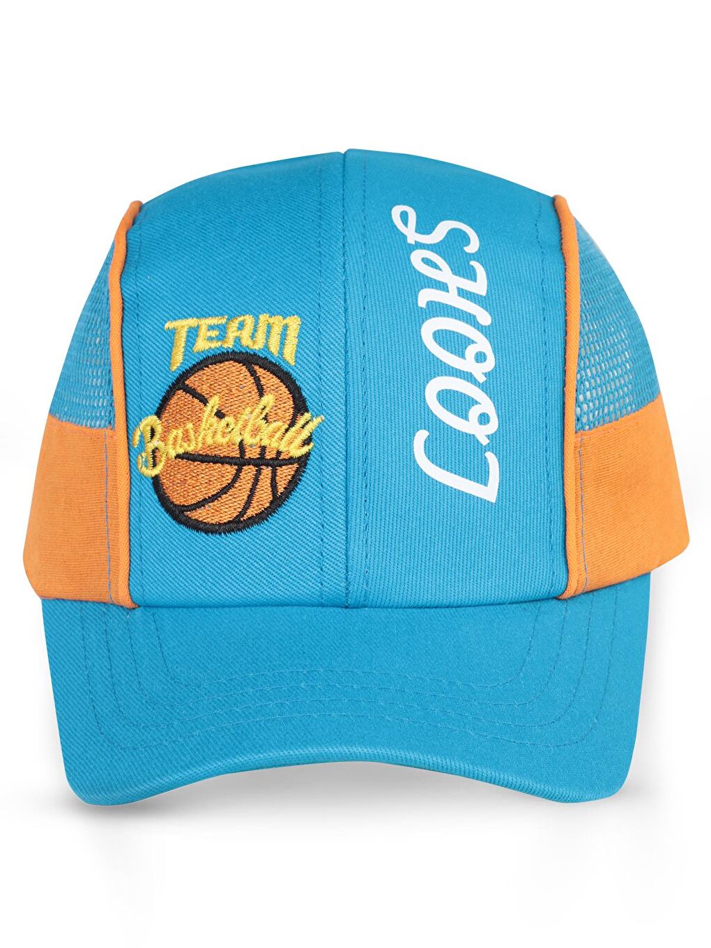 Boys Premium Basketball 10-13 Yaş Çocuk Erkek Kep Şapka - Mavi-2