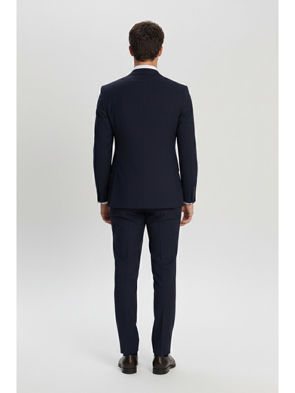 Giotelli Erkek Lacivert Slim Fit Sivri Yaka Kruvaze 6 Drop Klasik Smokin & Damatlık-3