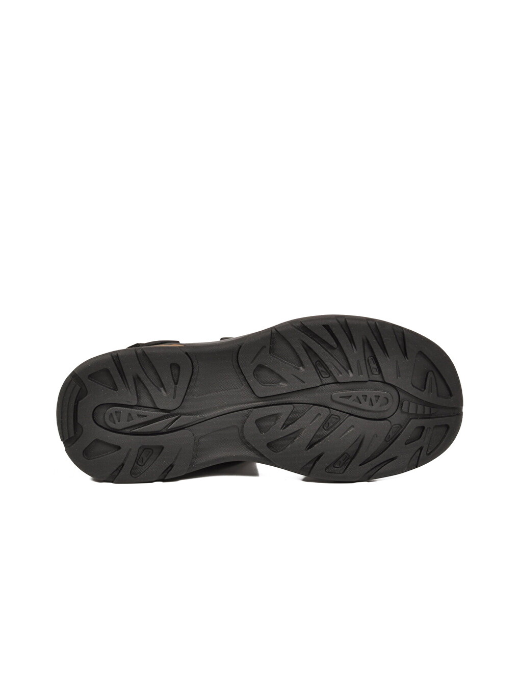 Erkek Outdoor Trekking Sandalet Kapalı Burun Cırtlı Günlük Yürüyüş Siyah E337 M-4