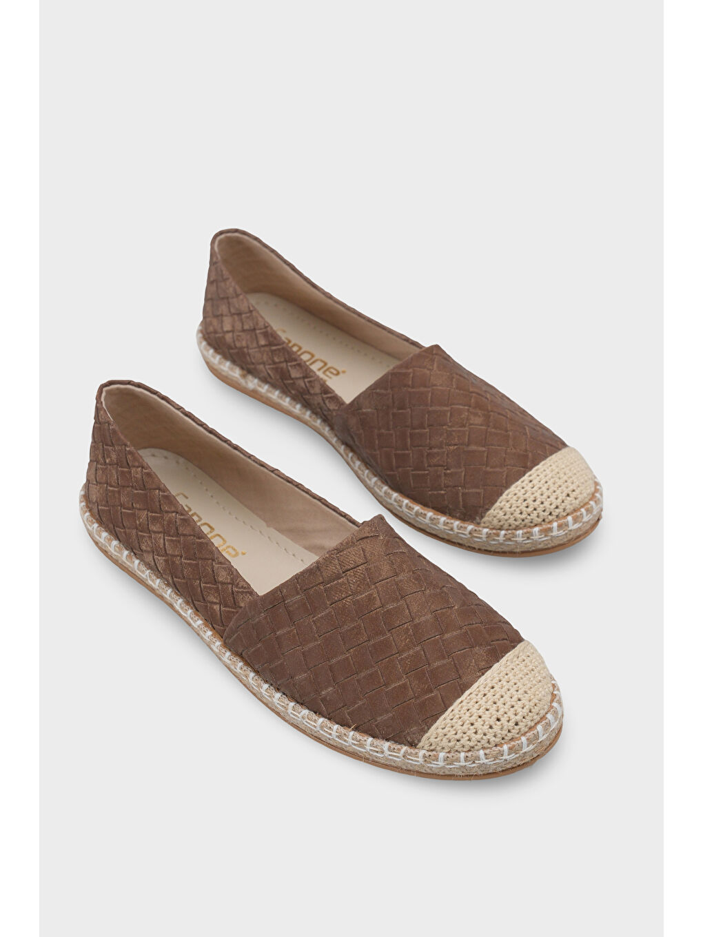 Kahverengi Pasarella Kadın Espadril-1