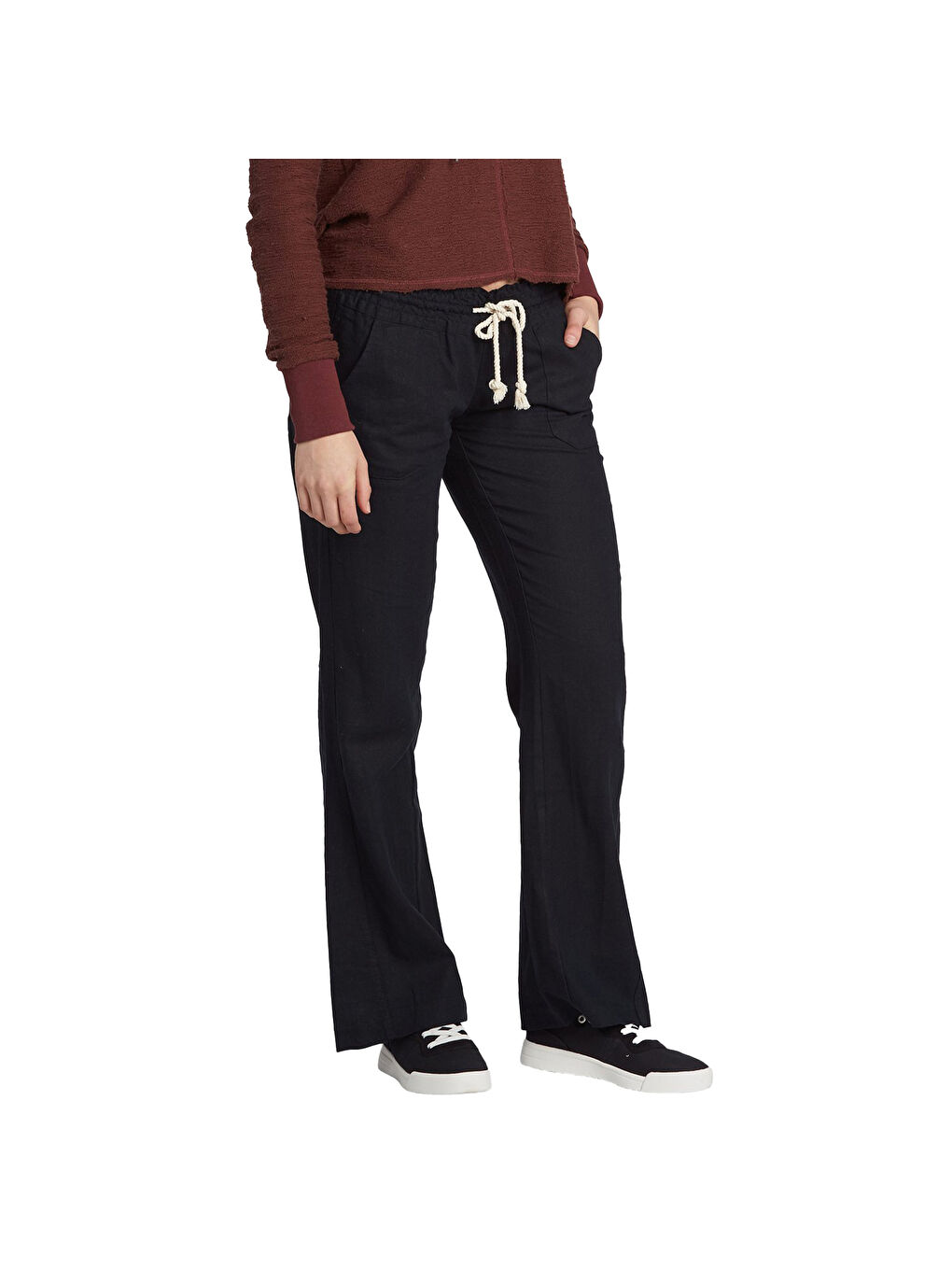 Oceanside Pant Kadın Siyah Pantolon-1