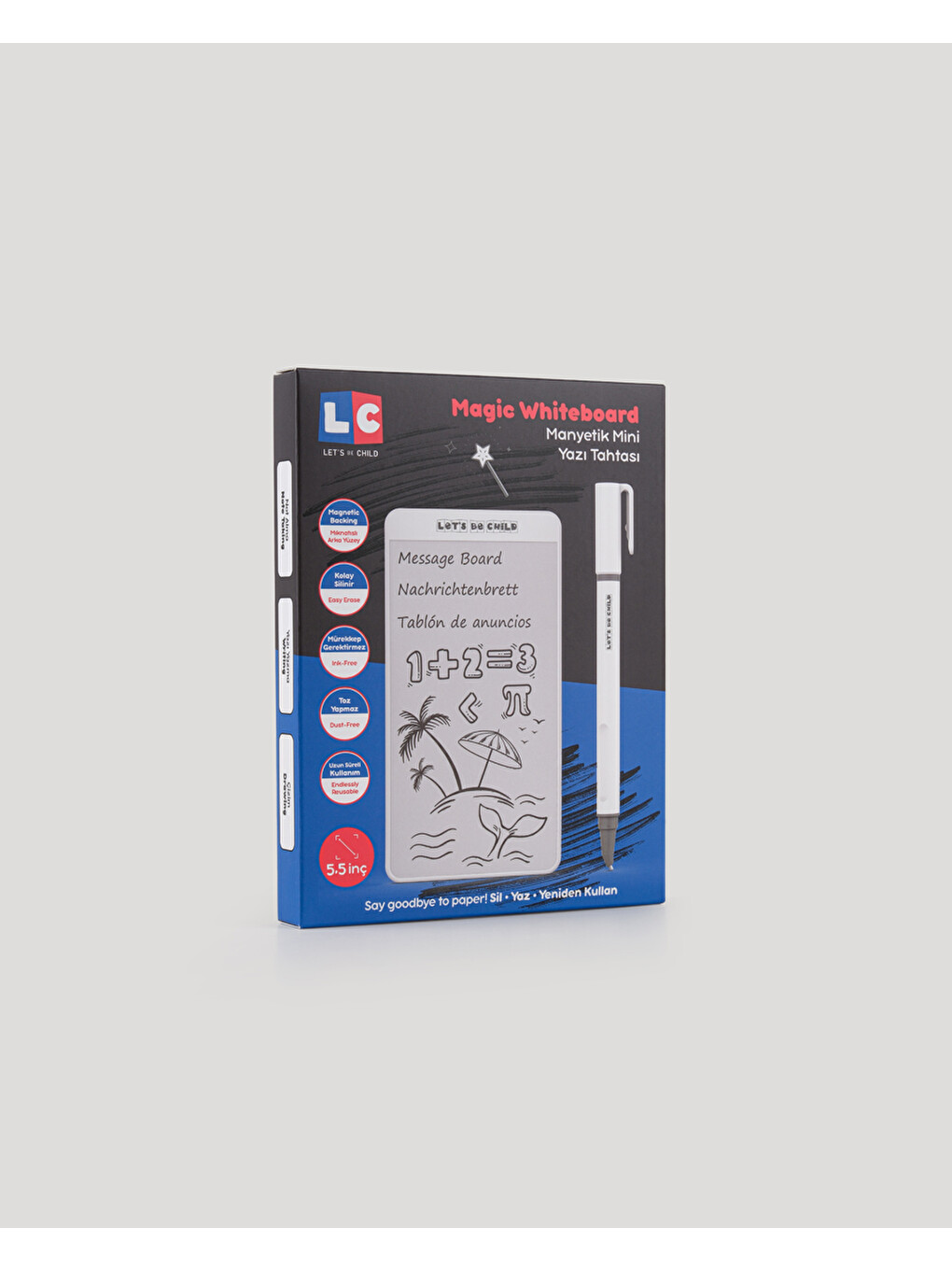 Manyetik Mini Yazı Tahtası 5.5 İnç-4