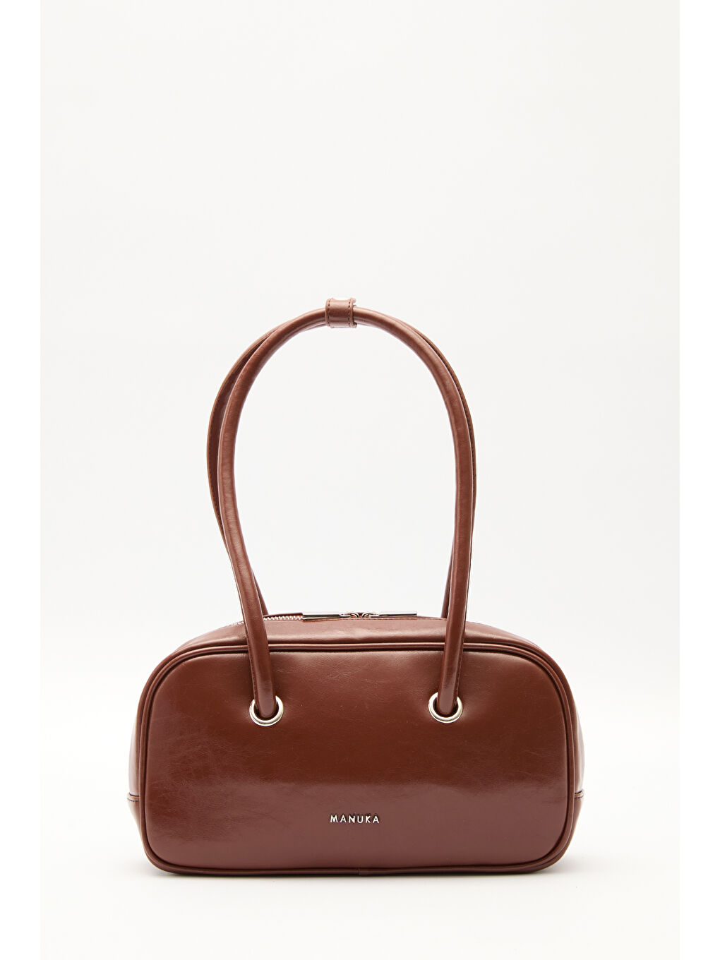 Kahverengi Kyomı Bowling Çanta Chocolate Mousse-4