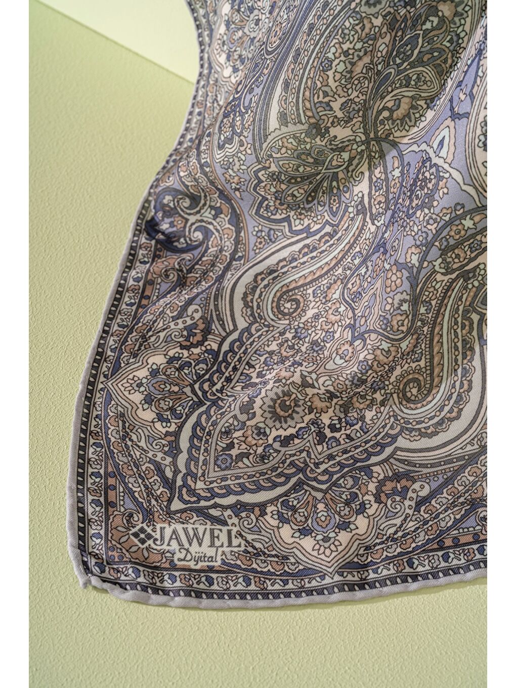 Gri Kadın Spring Soft Barissa Eşarp-1