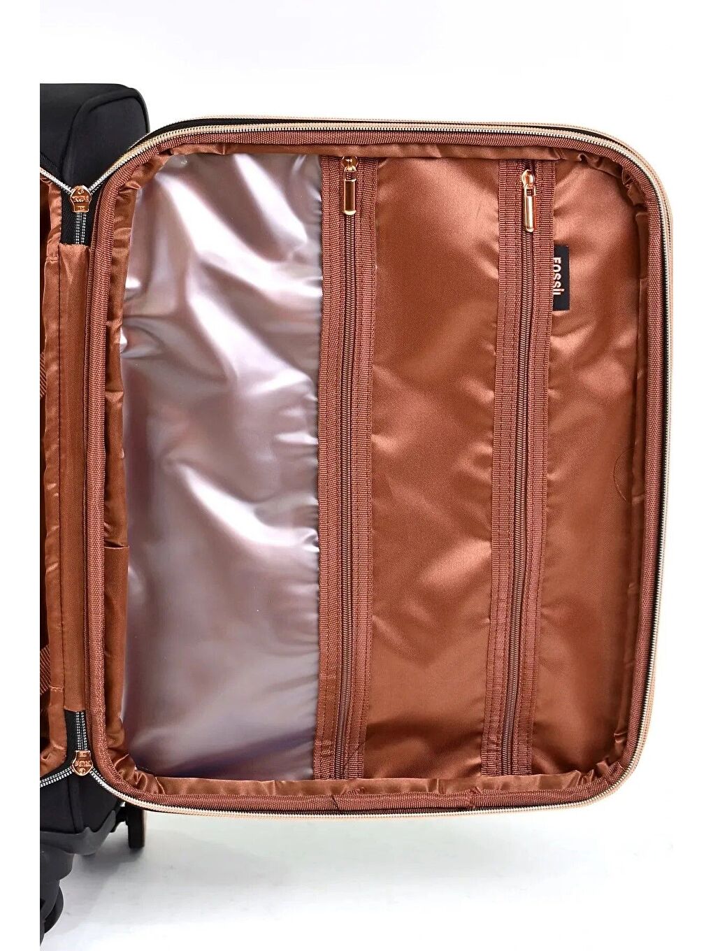 Siyah Kumaş Ekstra Hafif Büyük, Orta, Kabin 3'lü Valiz Seti-4