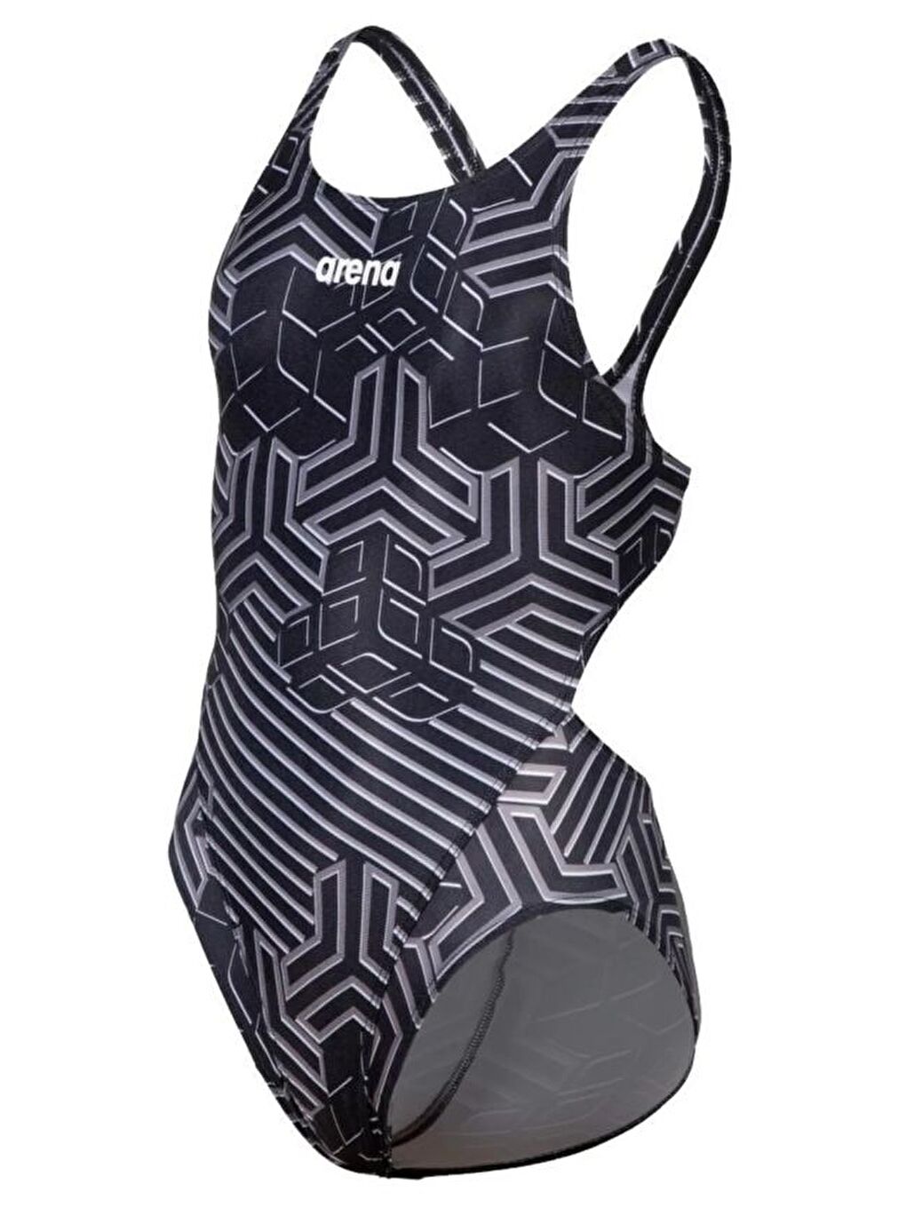 Siyah Kıkko Kız Çocuk Yüzücü Mayosu 005900550-1