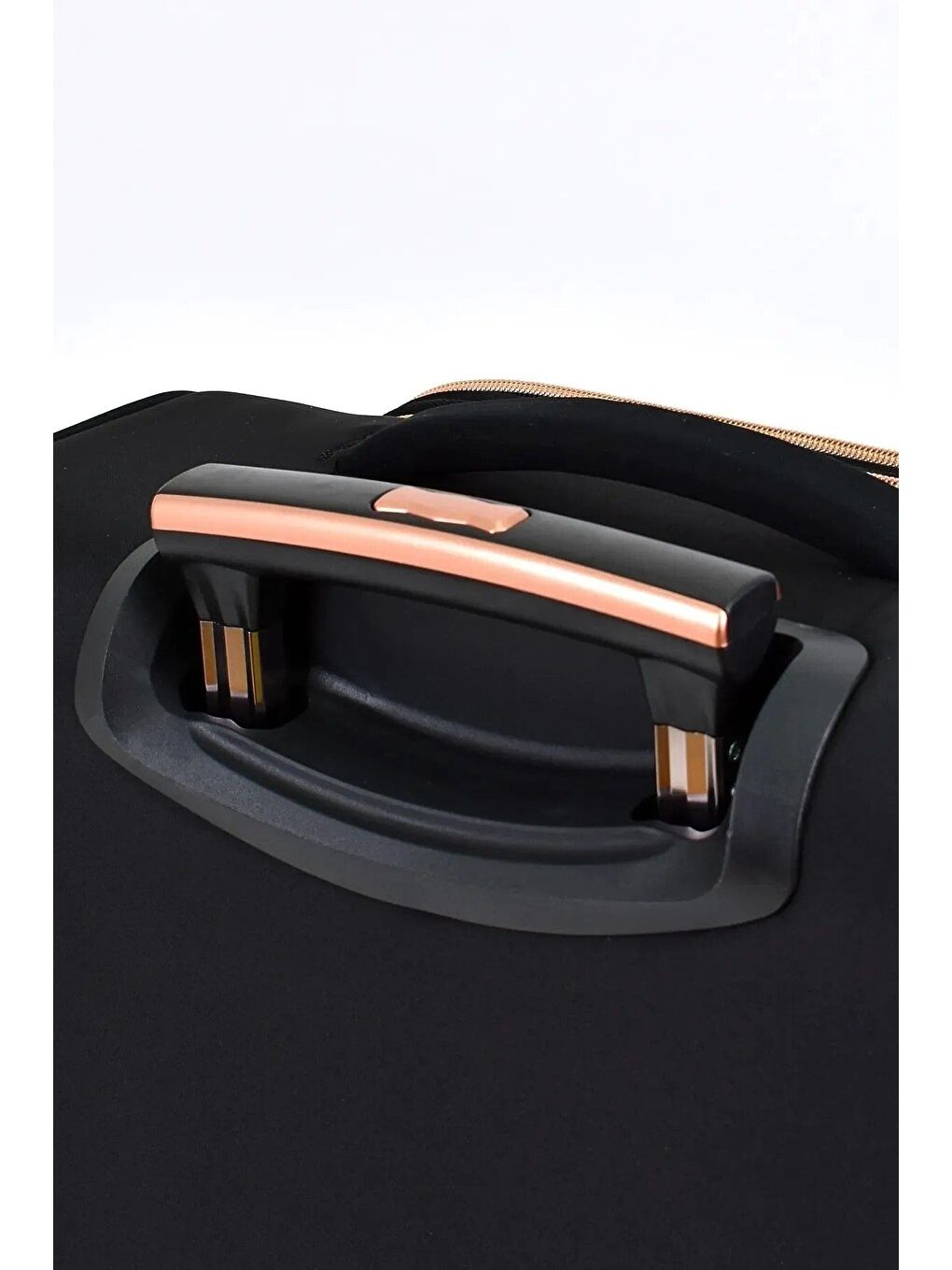 Siyah Kumaş Ekstra Hafif Büyük, Orta, Kabin 3'lü Valiz Seti-5