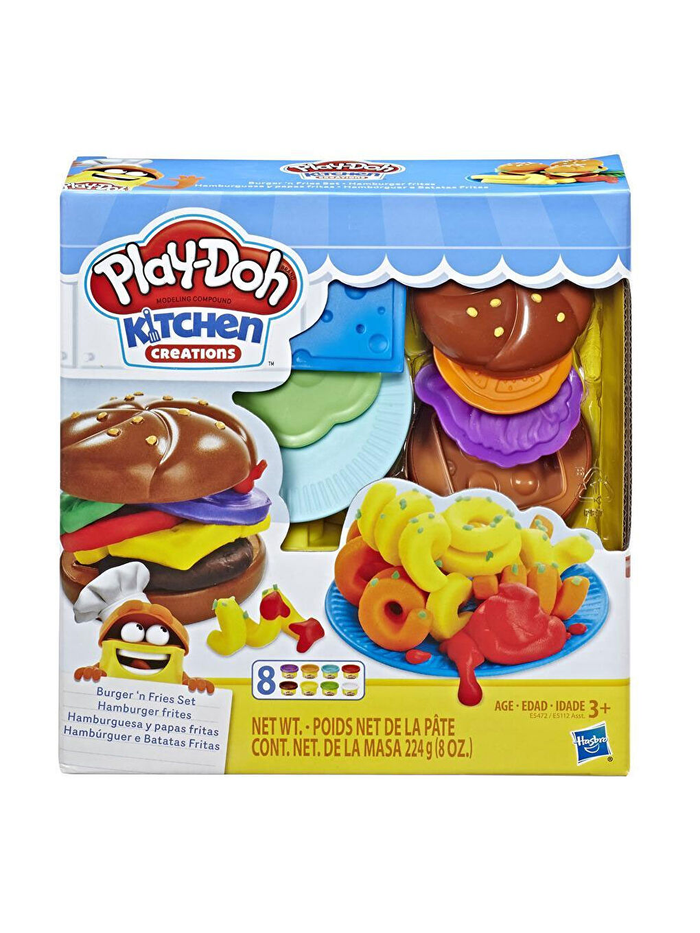 Play Doh Play-Doh Mutfak Atölyesi Hamburger Seti E5112-E5472 - 5