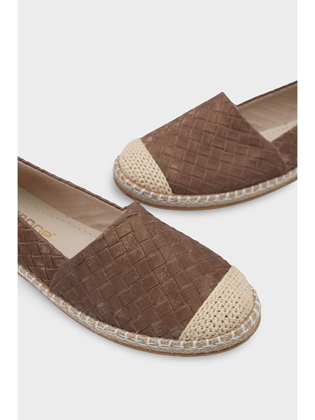 Kahverengi Pasarella Kadın Espadril-3