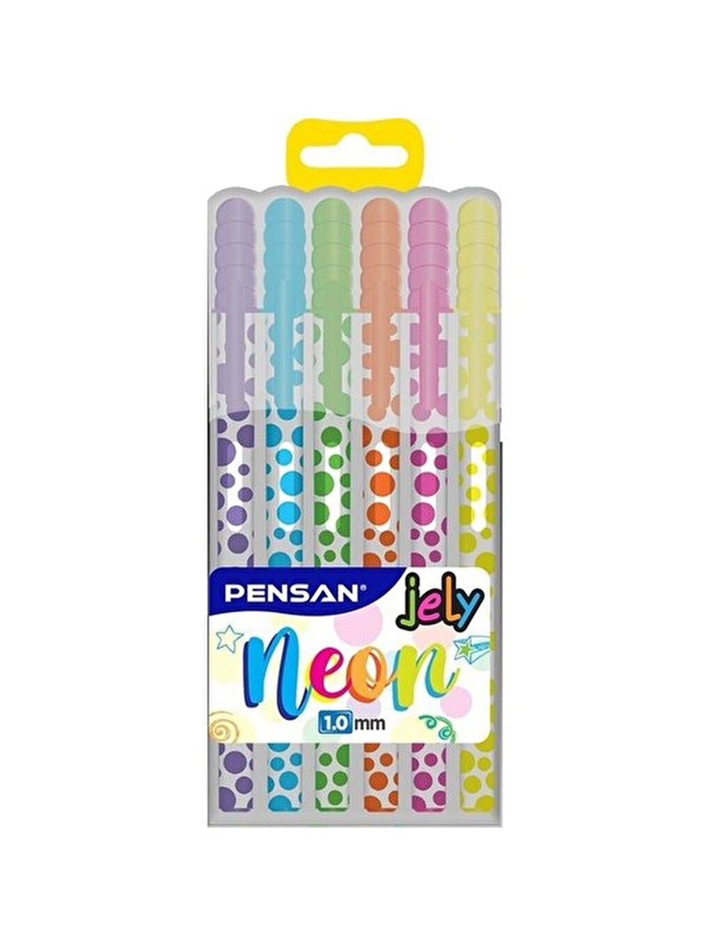 Pensan Neon Jely 1.0 Jel Kalem 6'lı