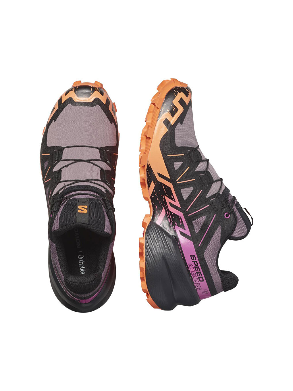 Mürdüm Speedcross 6 Gore-Tex Kadın Mor Patika Koşusu Ayakkabısı-2