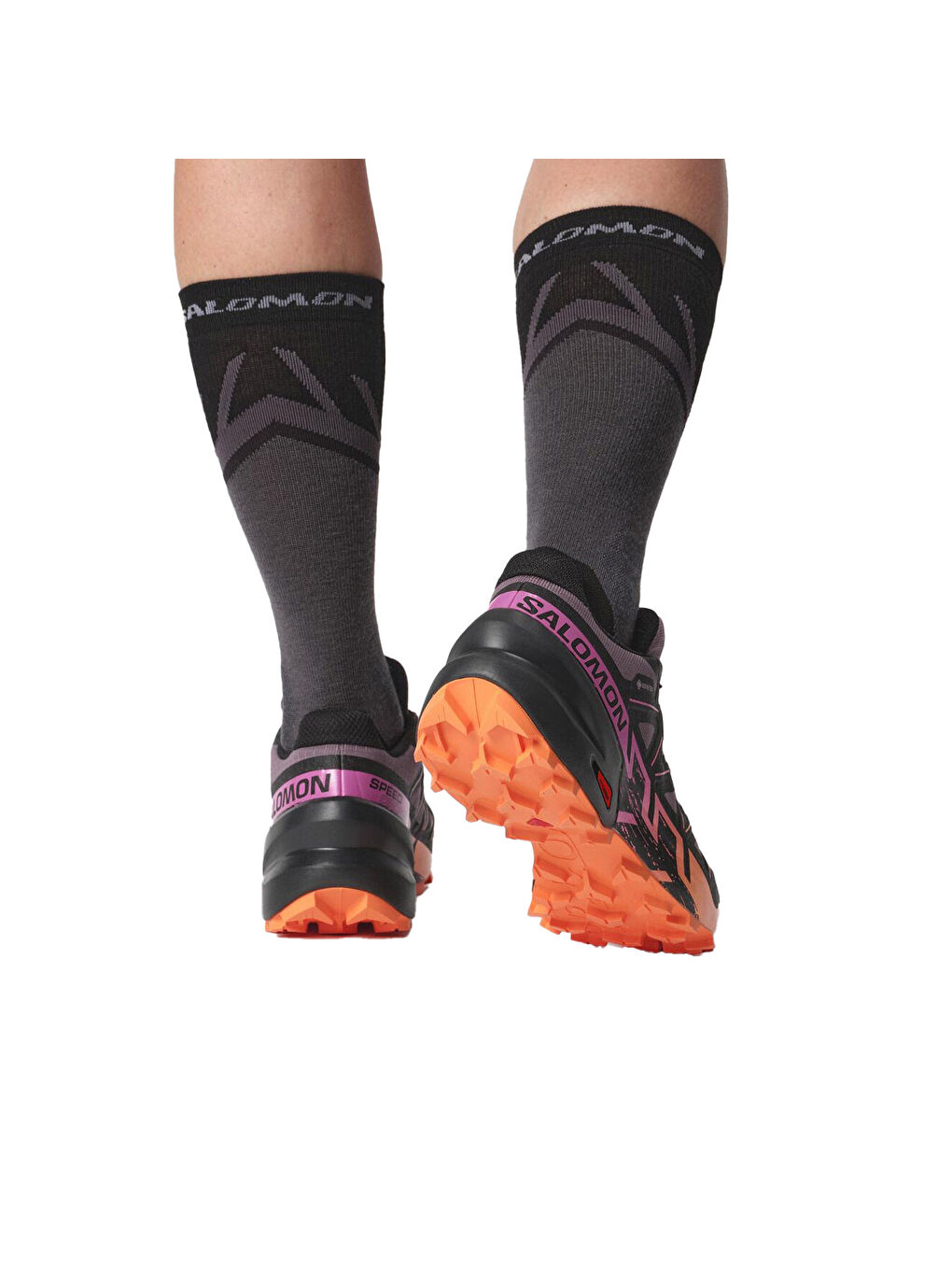 Mürdüm Speedcross 6 Gore-Tex Kadın Mor Patika Koşusu Ayakkabısı-5