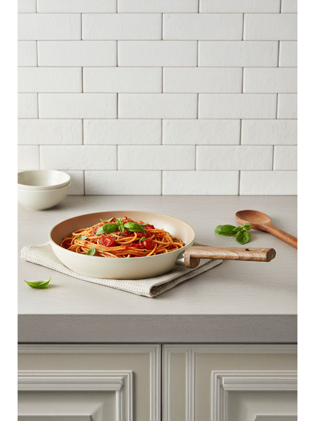 Bej Mayasa 7 Parça Seramik Tencere Seti Fil Dişi-1