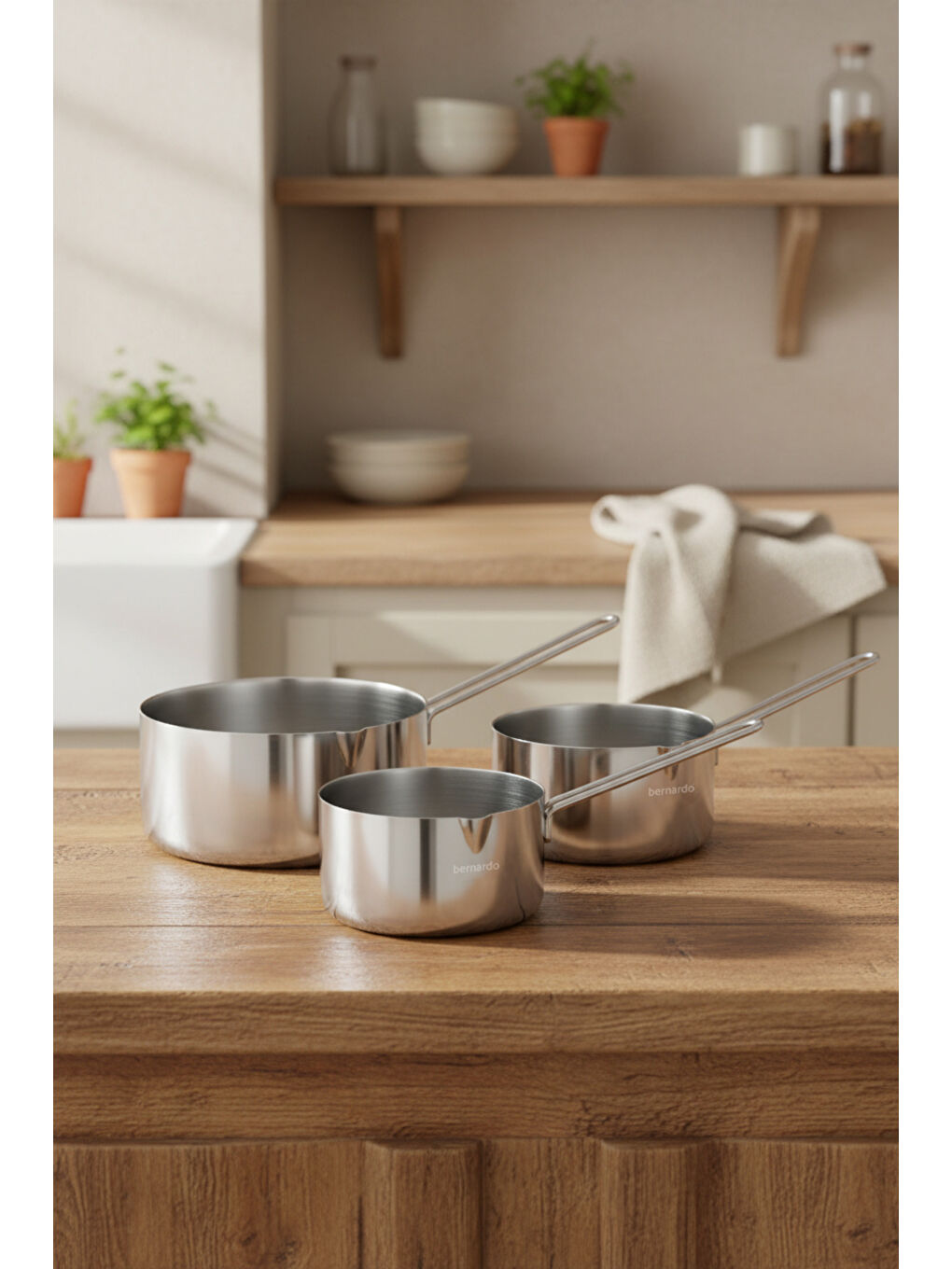 Gri Atina 3 Parça Sütlük Seti-2