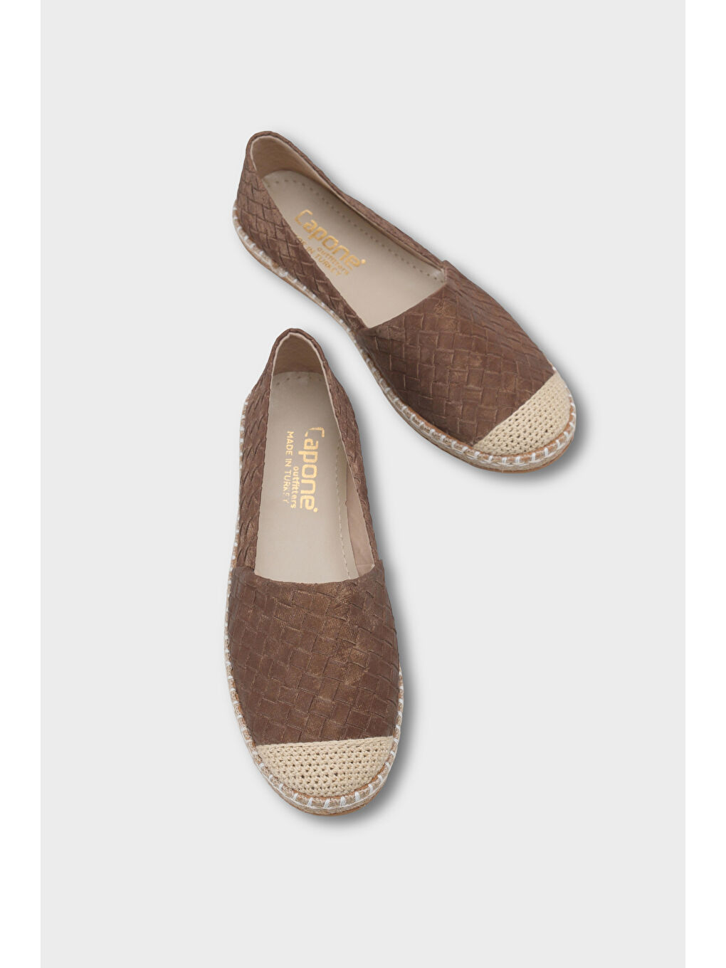 Kahverengi Pasarella Kadın Espadril-5