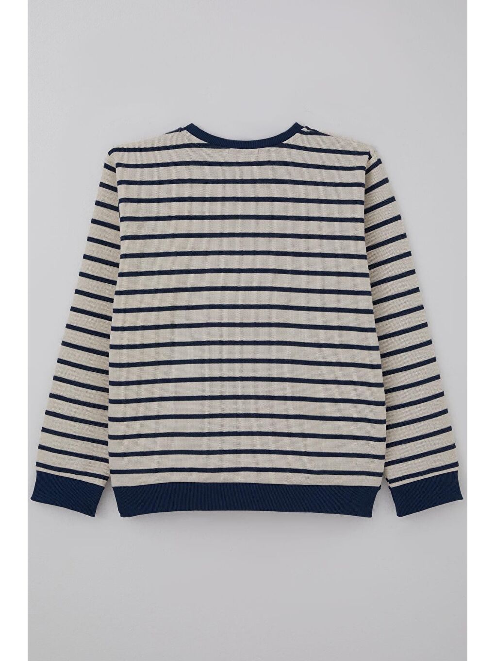 Erkek Çocuk Sweatshirt Arma Detaylı Ekru (4-10 Yaş)-1