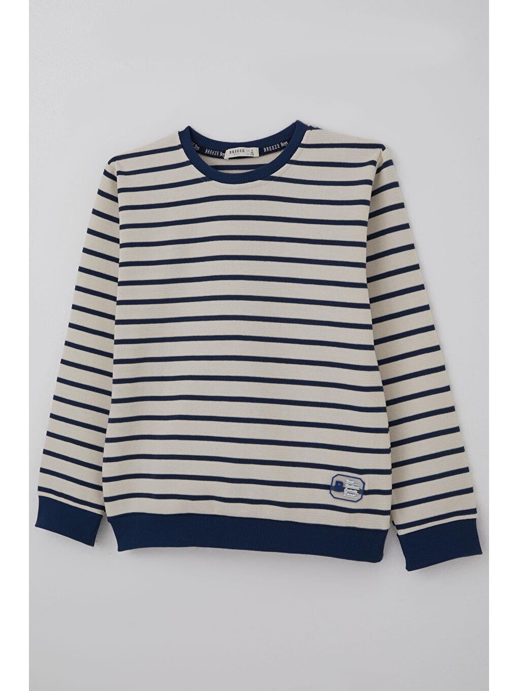 Erkek Çocuk Sweatshirt Arma Detaylı Ekru (4-10 Yaş)-2