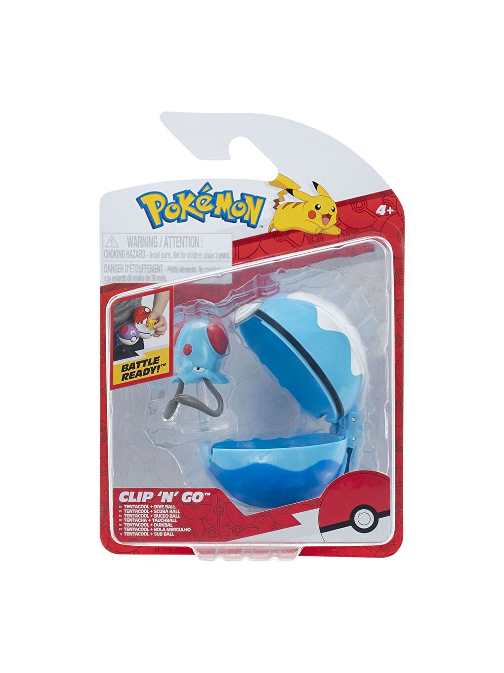 Clip 'N' Go Tentacool Figür PKW4152-3