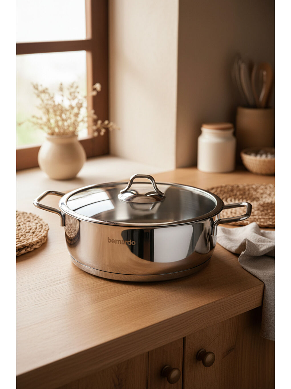 Gri Sonora 8 Parça Silindir Çelik Tencere Seti-2