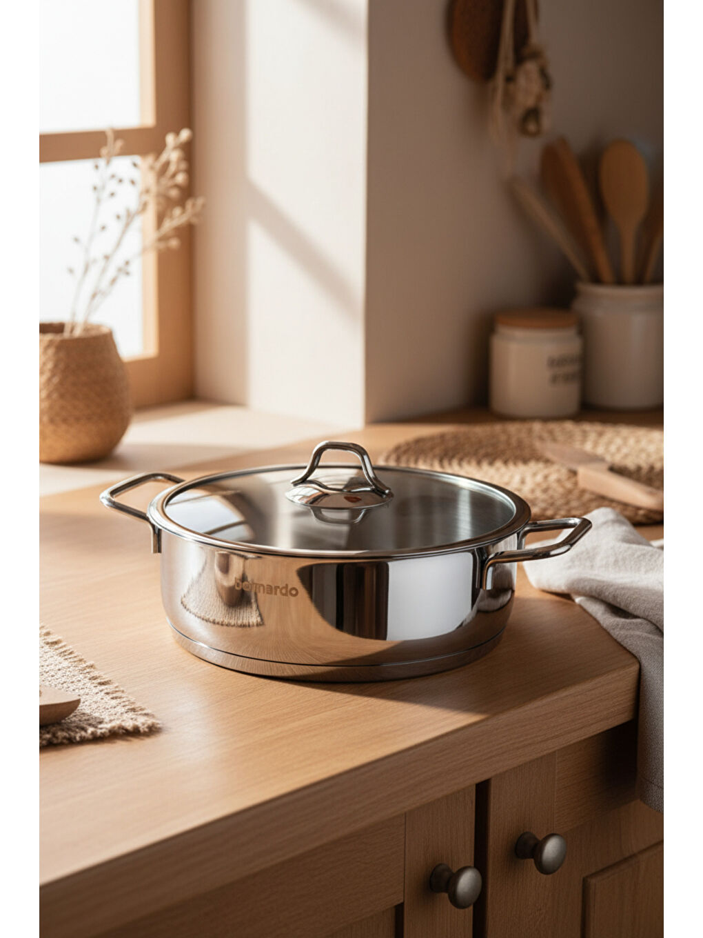 Gri Sonora 8 Parça Silindir Çelik Tencere Seti-3