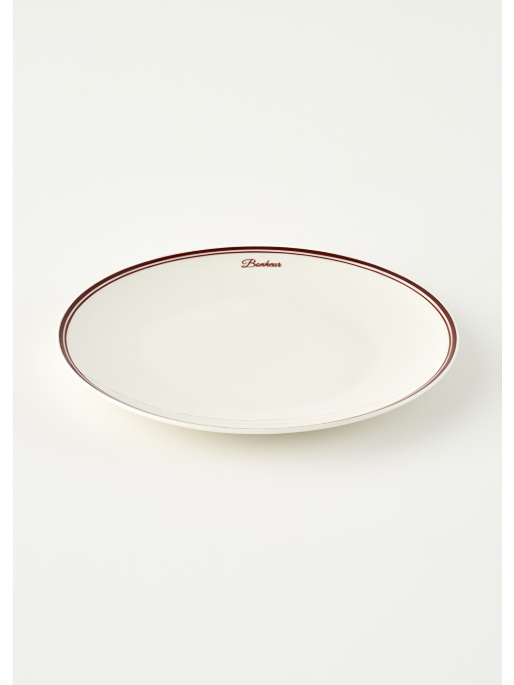 Bonheur Porselen Servis Tabağı Bordo (28 cm)-2