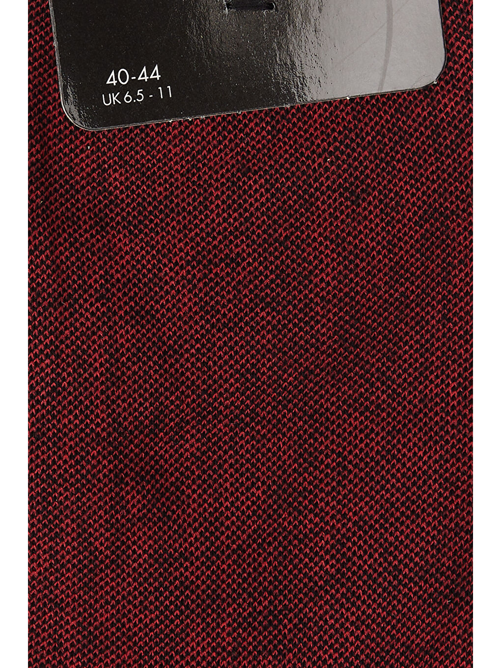 Siyah Erkek SIYAH KIREMIT Desenli Bambulu Soket Çorap-1