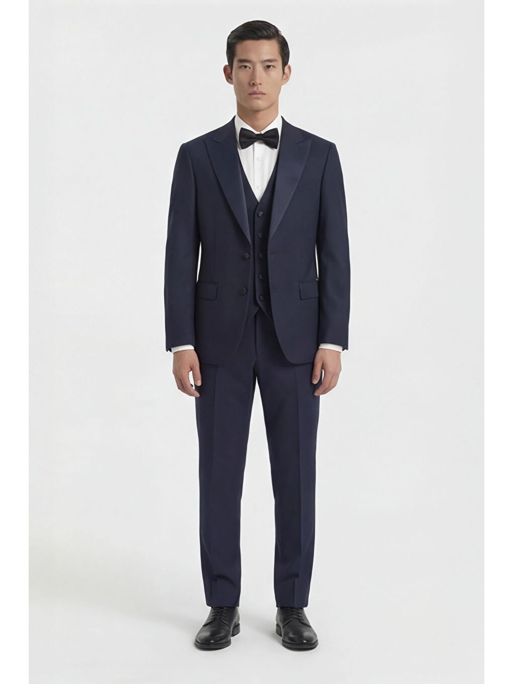 Koyu Lacivert Wedding Vest Suit-1