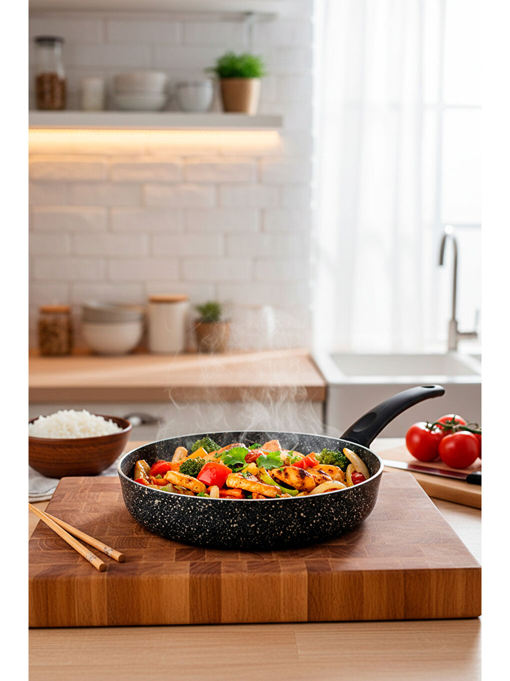 Carolin 2 Parça Grill Tava Seti Siyah-3