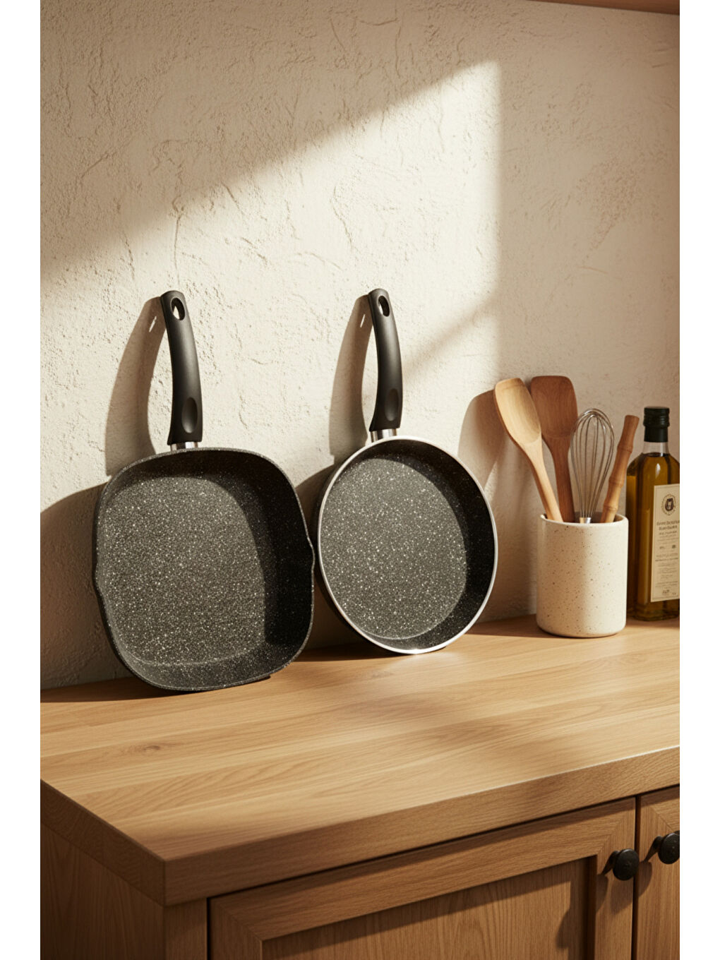 Carolin 2 Parça Grill Tava Seti Siyah-4