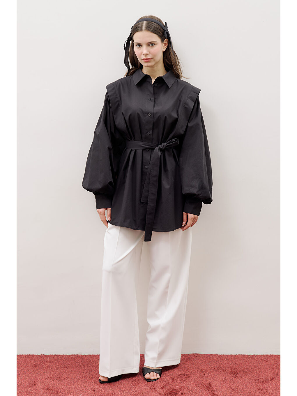 Nora Tasarım Gömlek Siyah