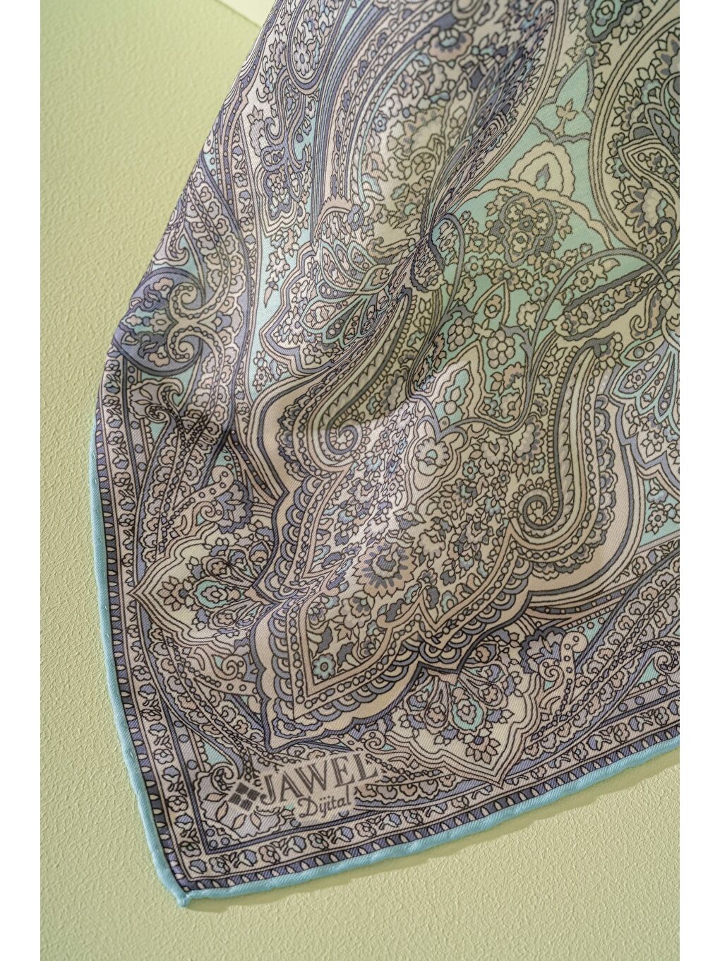 Turkuaz Kadın Spring Soft Barissa Eşarp-1