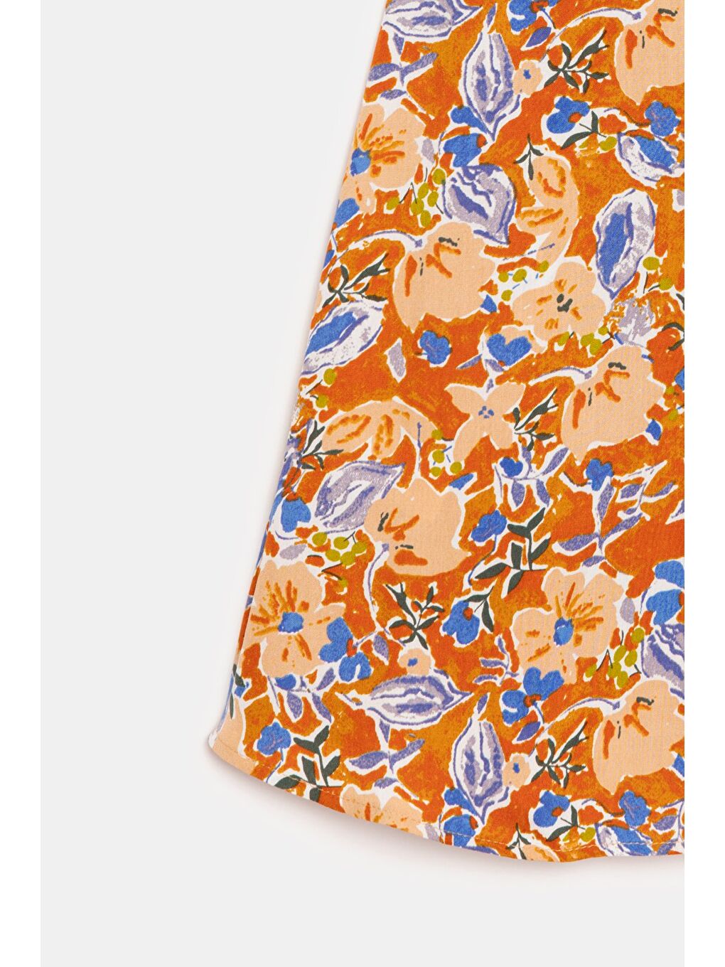 Beyaz Çok Renkli A Kesim Bağlama Detaylı Mini Dokuma Elbise - Viskon-4