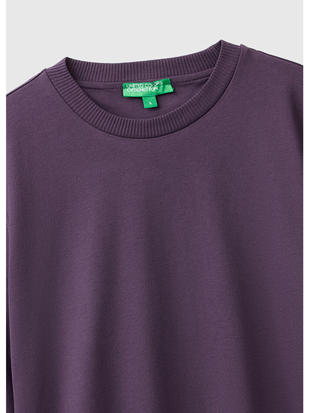 Kadın Koyu Mor %100 Pamuk Boxy Fit T-shirt-2