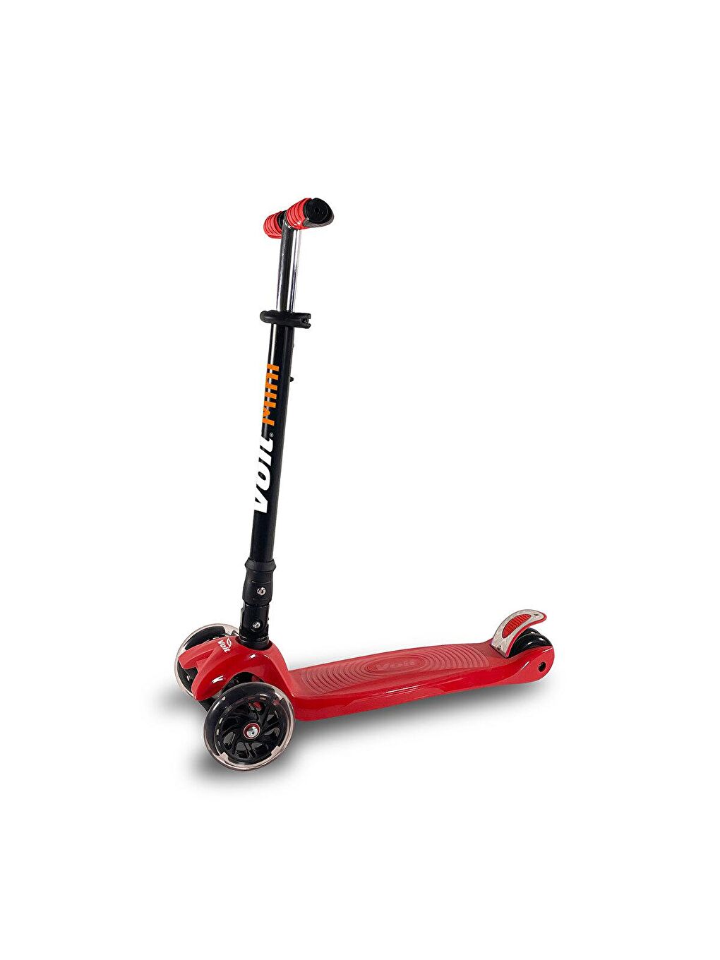 Voit Karışık 218 Mini Işıklı 3 Teker Kırmızı Scooter