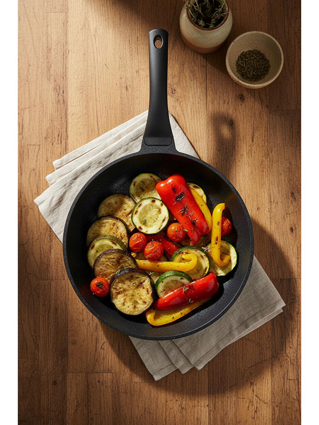 Siyah Olimpos 2'li Tava Seti 20 28cm-6